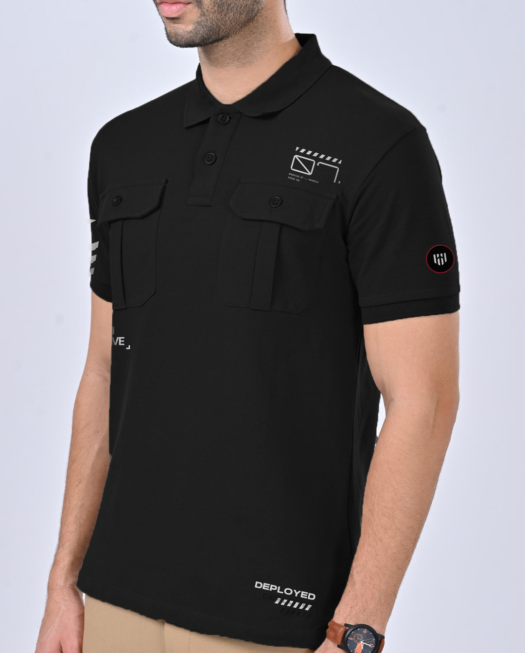 Secret Operative Cargo Polo T-Shirt