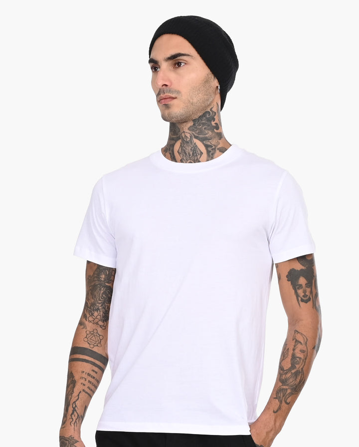 Decluttered White Signature LuxeSoft Cotton T-Shirt