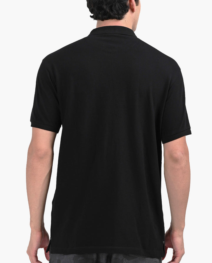 Prime Utility Black Polo T-shirt