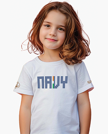 NAVY COURAGE Kids T-Shirt