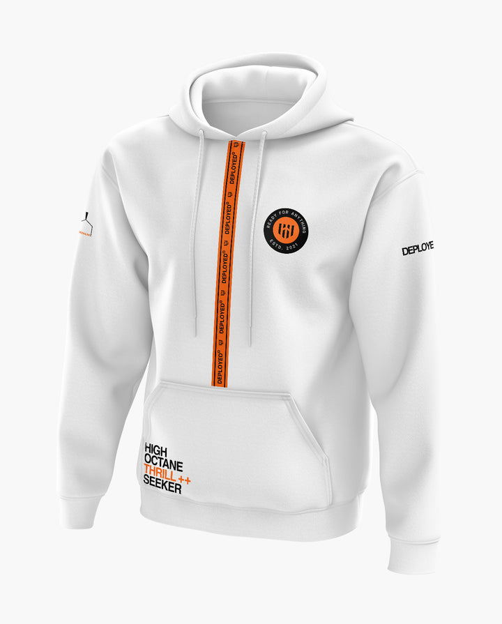 HIGH OCTANE THRILL SEEKER Snow Soft Premium Hoodie