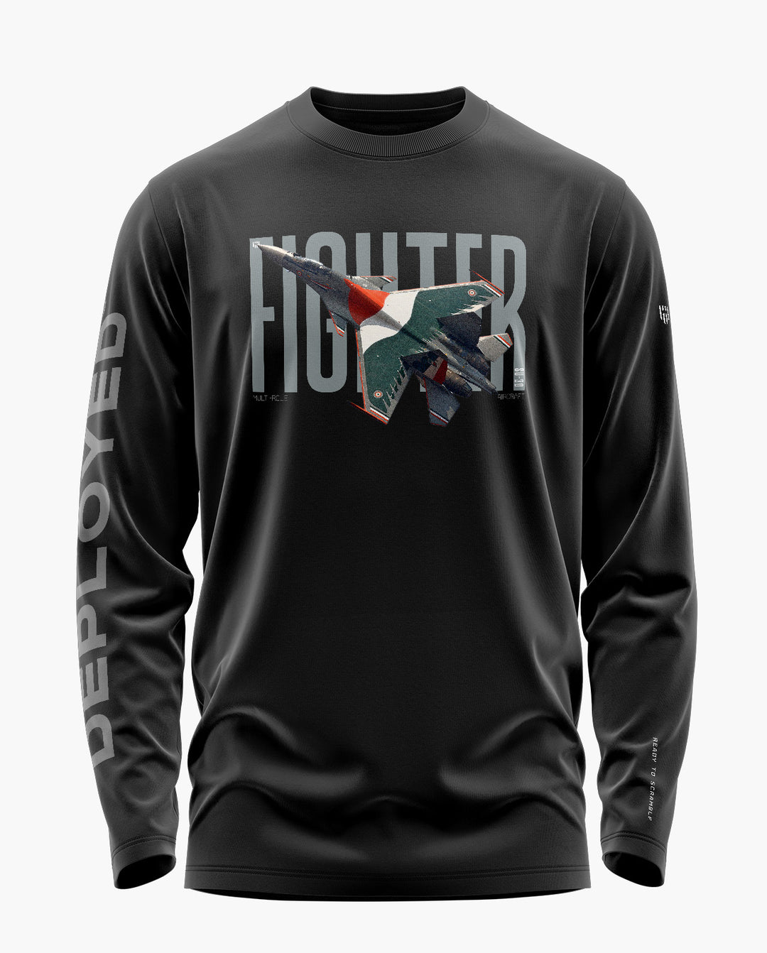 Fighter Jet Signature Luxesoft Cotton Full Sleeve T-Shirt