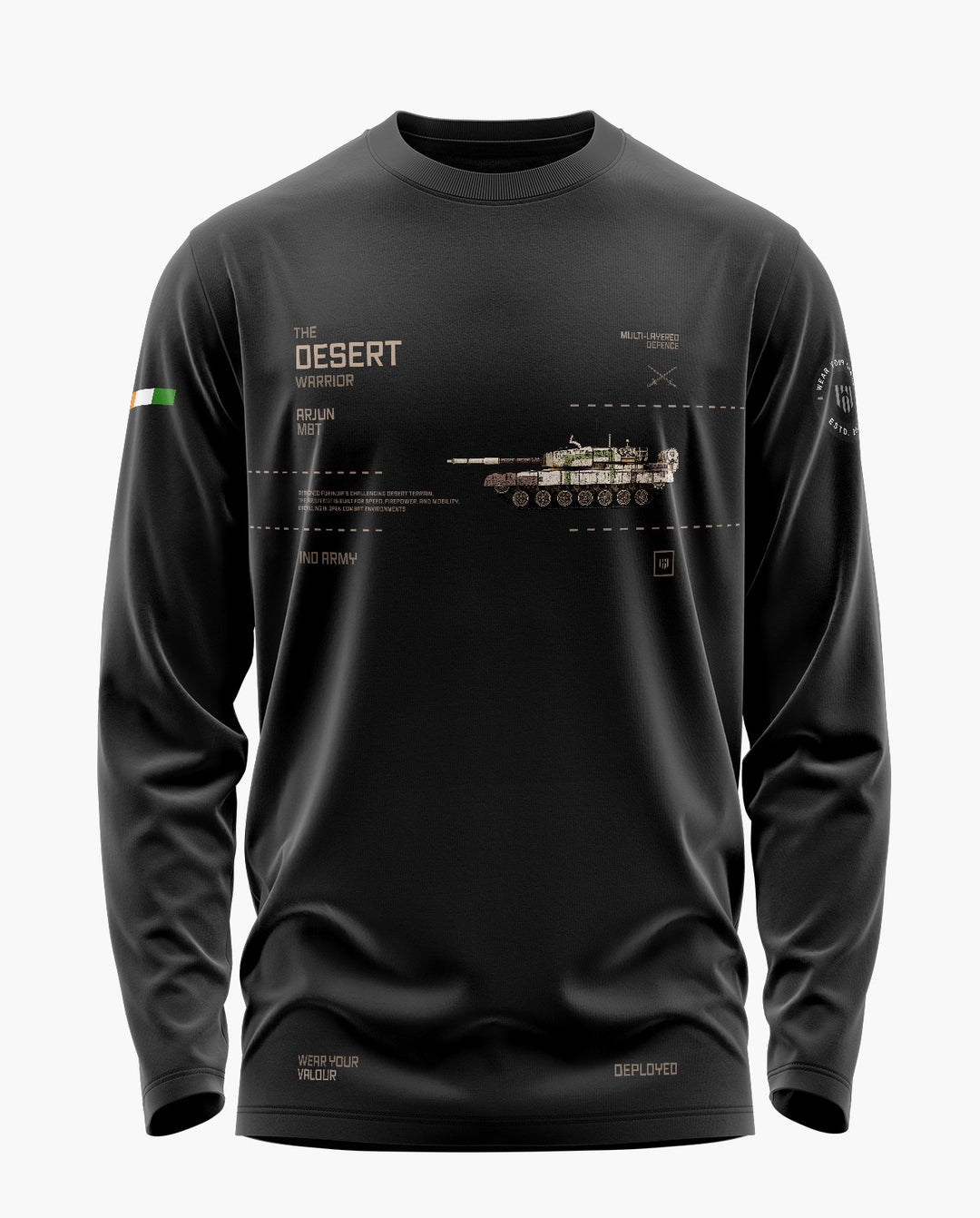 ARJUN MBT-THE DESERT WARRIOR Full Sleeve T-Shirt