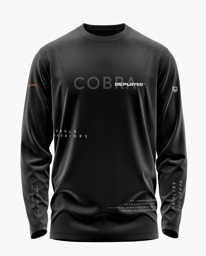 Deployed Cobra Commando Signature Luxesoft Cotton Full Sleeve T-Shirt