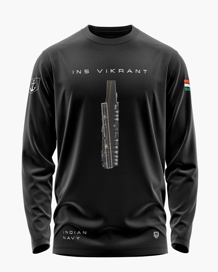 INS VIKRANT SUPREMACY Full Sleeve T-Shirt