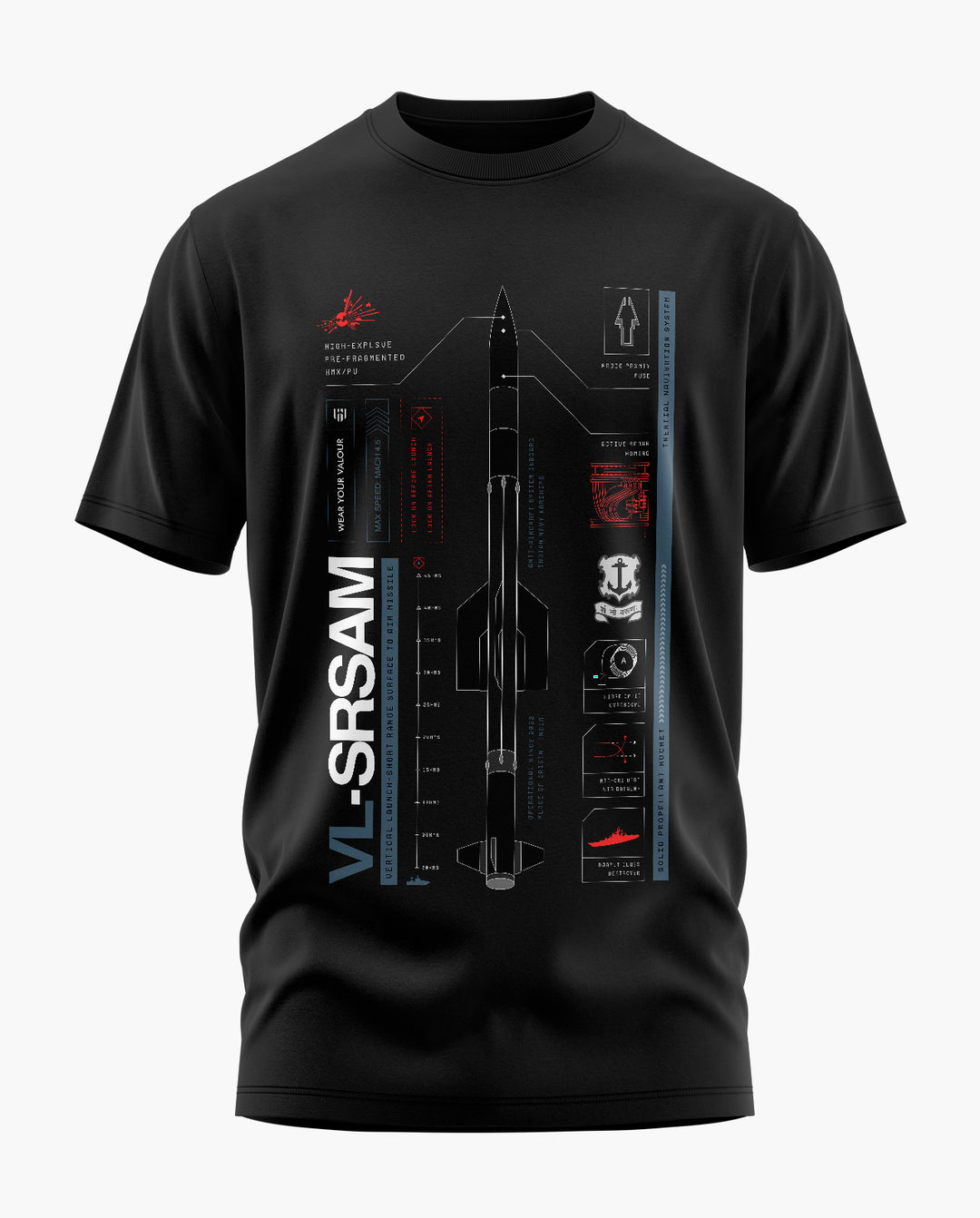 VL-SRSAM Missile T-Shirt