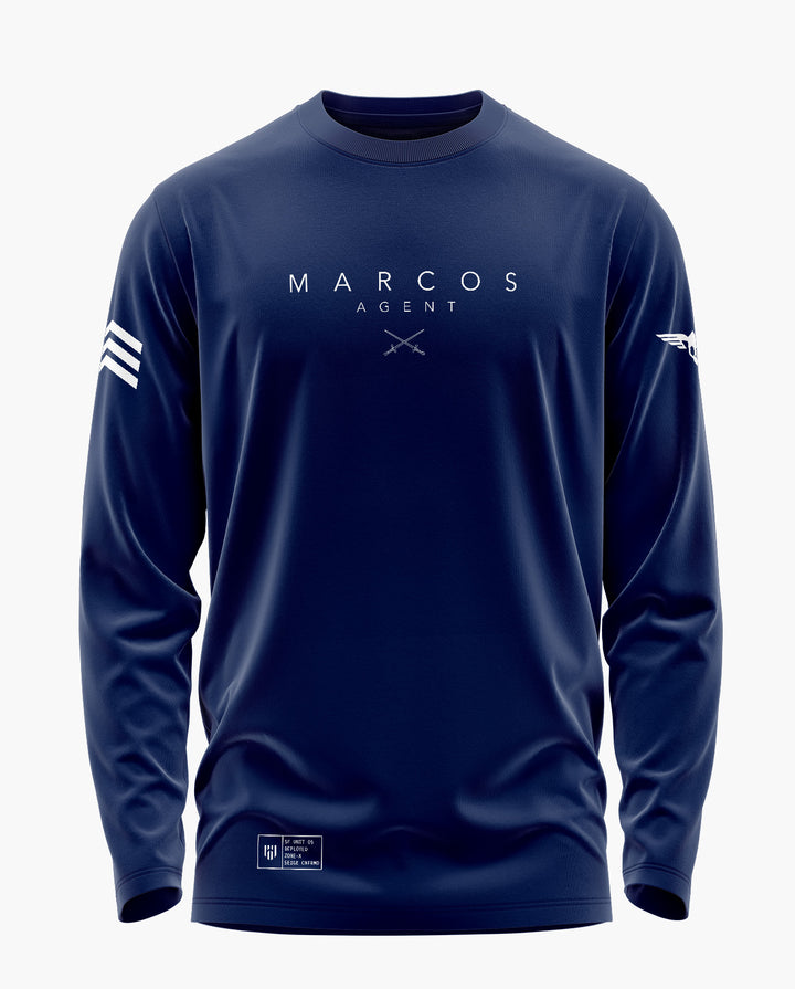 Marcos Prime Signature Luxesoft Cotton Full Sleeve T-Shirt