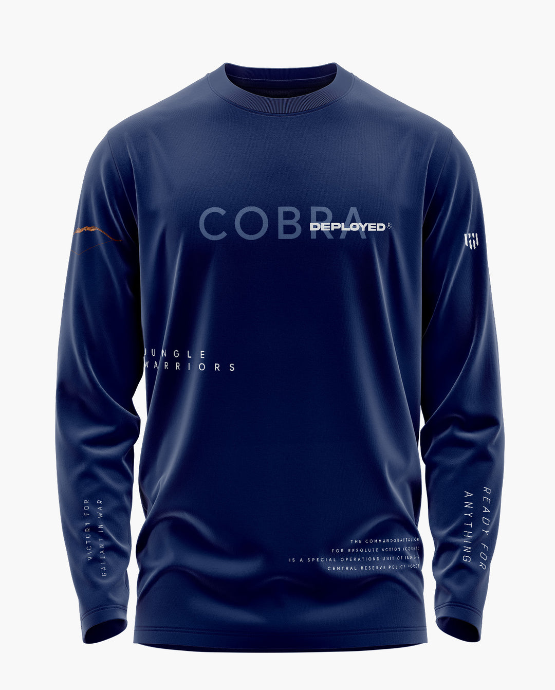 Deployed Cobra Commando Signature Luxesoft Cotton Full Sleeve T-Shirt