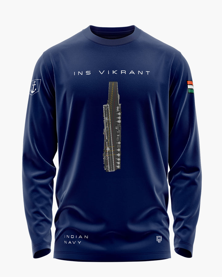 INS VIKRANT SUPREMACY Full Sleeve T-Shirt