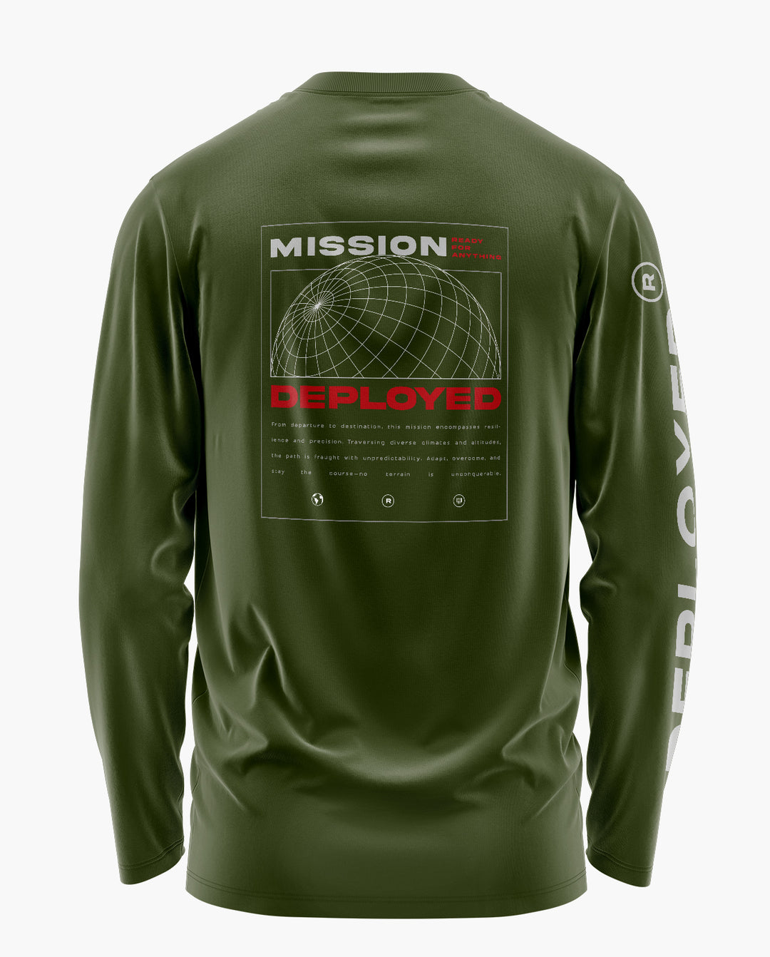 MISSION DEPLOYED FULL SLEEVE T-SHIRT