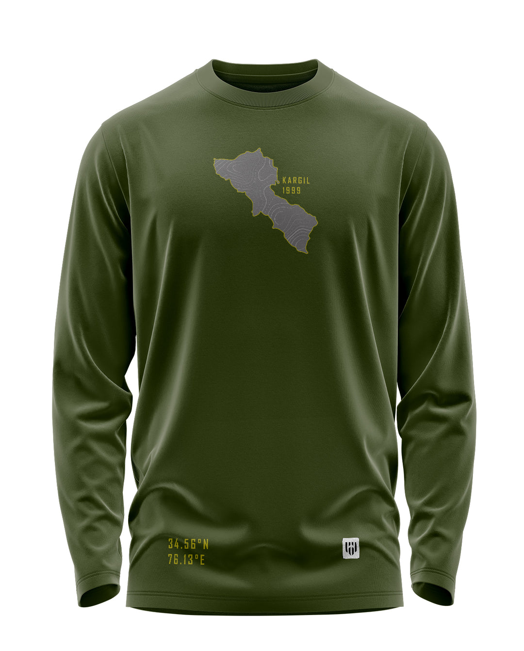 Map of Valor Kargil Edition Full Sleeve T-Shirt