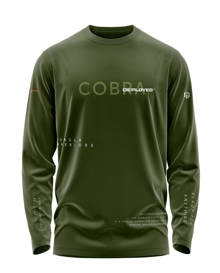 Deployed Cobra Commando Signature Luxesoft Cotton Full Sleeve T-Shirt