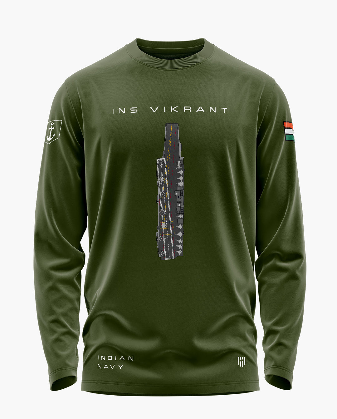 INS VIKRANT SUPREMACY Full Sleeve T-Shirt