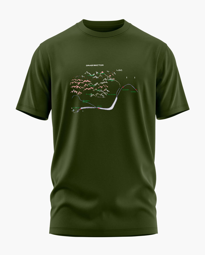 Drass Sector Map T-Shirt