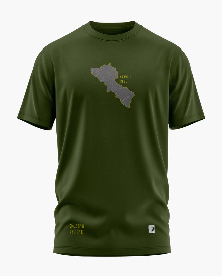 Map of Valor Kargil Edition T-Shirt