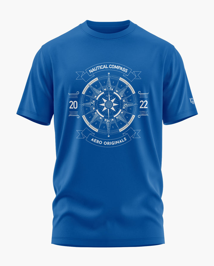 Mariners Nautical Compass Signature LuxeSoft Cotton T-Shirt