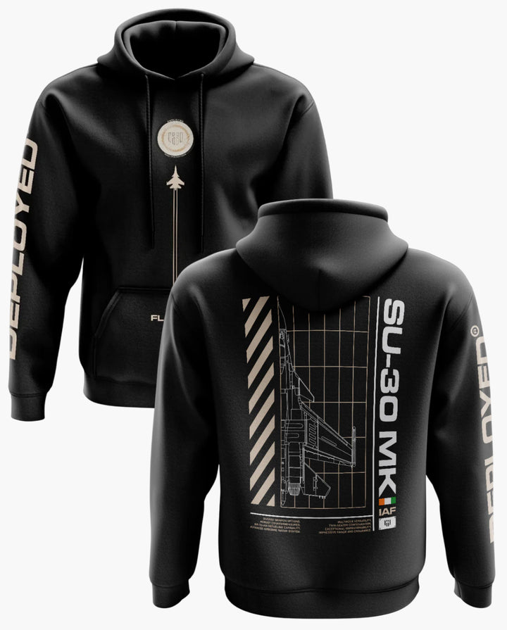 SU-30 MKI GRANDE Snow Soft Premium Hoodie