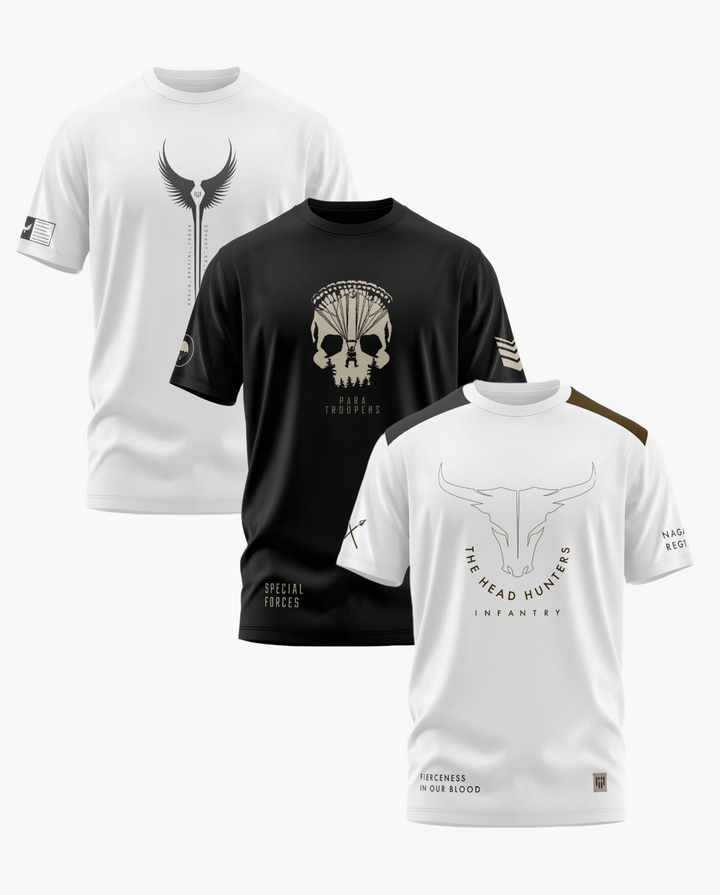 The Warrior Signature LuxeSoft Cotton T-Shirt Bundle