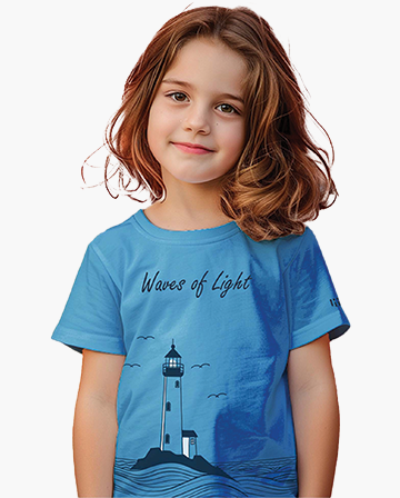 WAVES OF LIGHT Kids T-Shirt