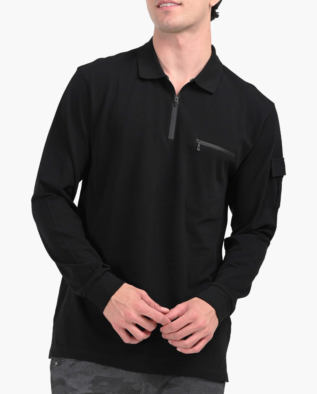 Aero Utility Full Sleeve Polo T-Shirt