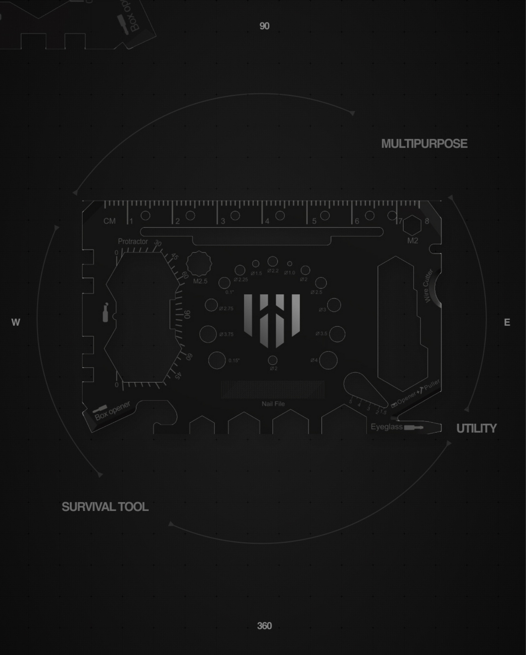 Stainless Steel TACTICARD