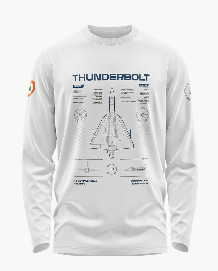 Thunderbolt Signature Luxesoft Cotton Full Sleeve T-Shirt