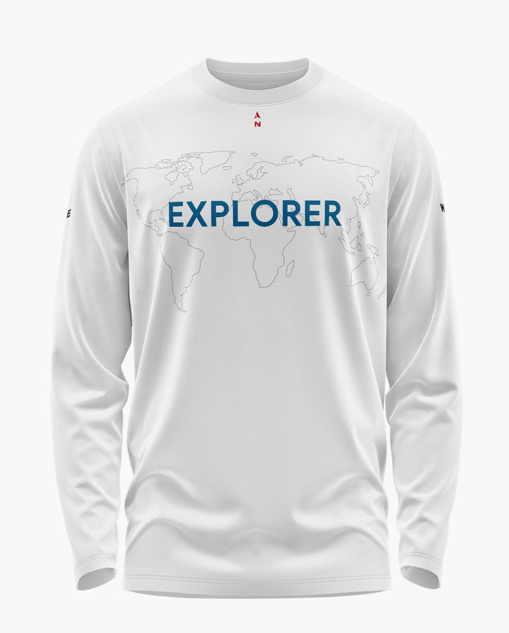 Explorer Signature Luxesoft Cotton Full Sleeve T-Shirt