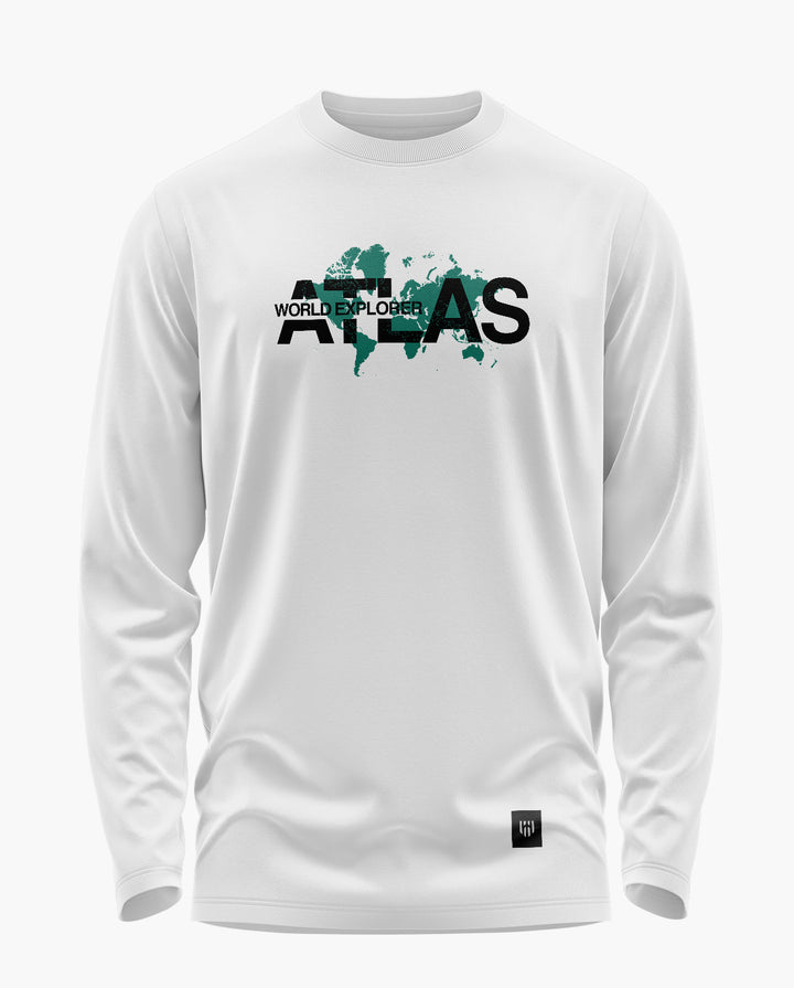 WORLD ATLAS EXPLORER Full Sleeve T-Shirt