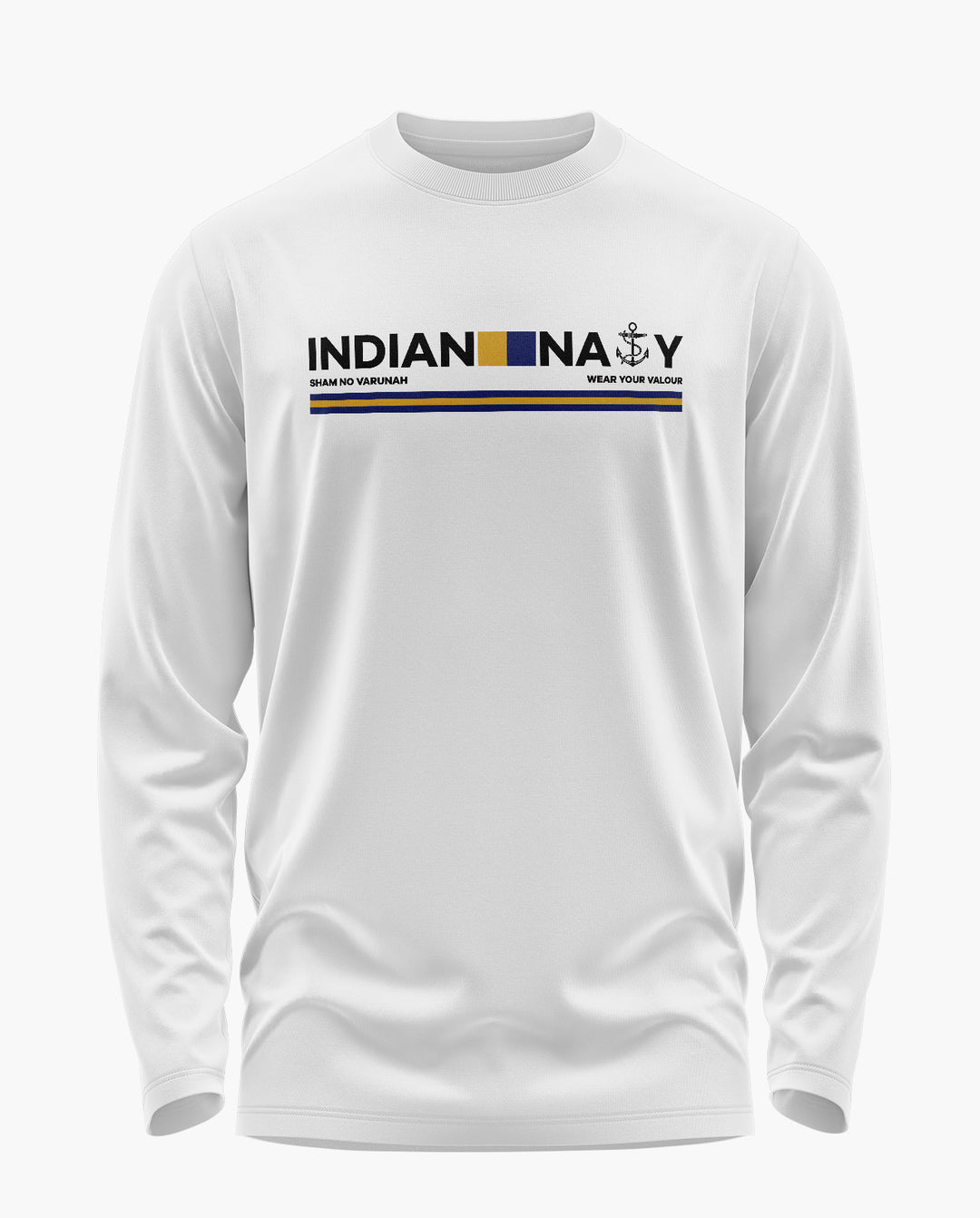 Indian Navy Admiral Full Sleeve T-Shirt