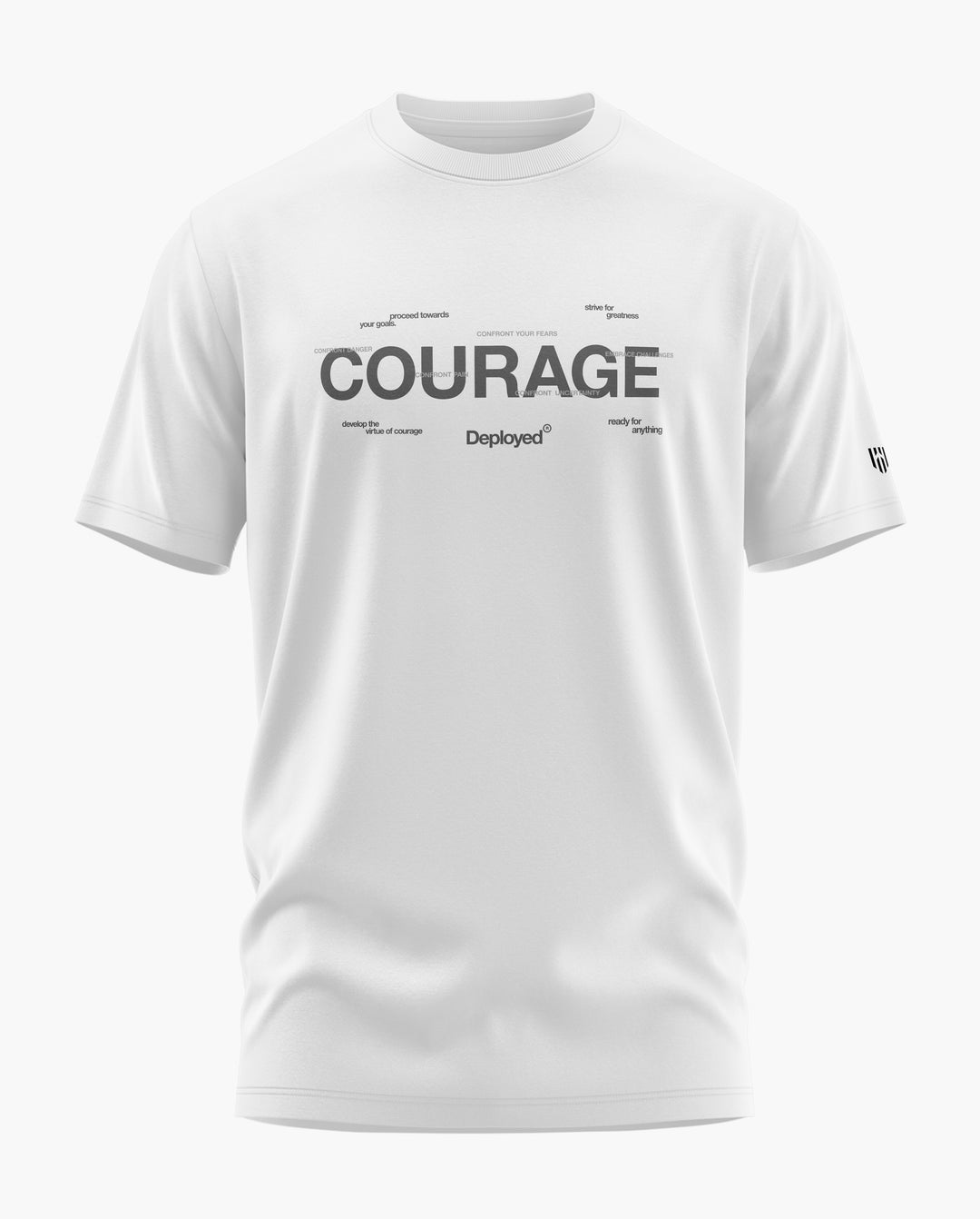 Courage Deployed Signature LuxeSoft Cotton T-Shirt