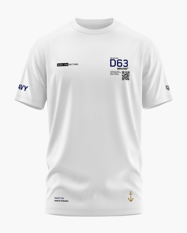 D-63 Navy Deployed Signature LuxeSoft Cotton T-Shirt