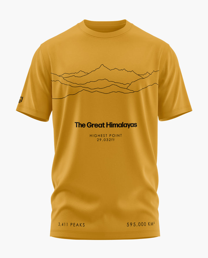 THE GREAT HIMALAYAN SUMMIT Signature LuxeSoft Cotton T-Shirt