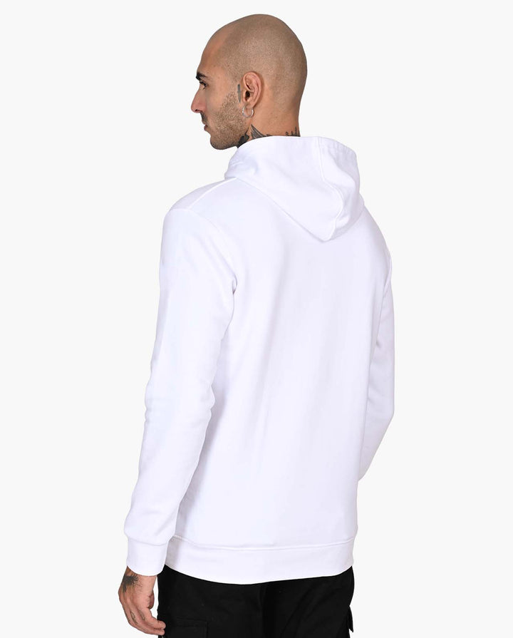 Deployed Organic White Snow Soft Premium Hoodie