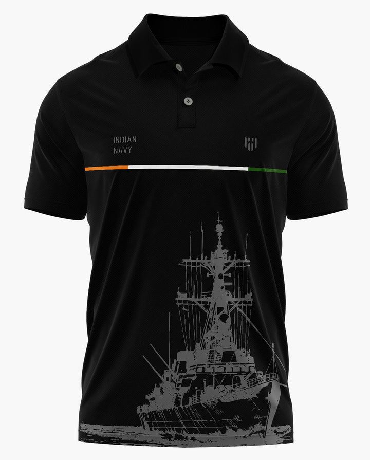 INDIAN NAVY VINTAGE  Polo T-Shirt