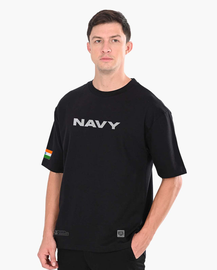 Navy Pride Oversized T-Shirt