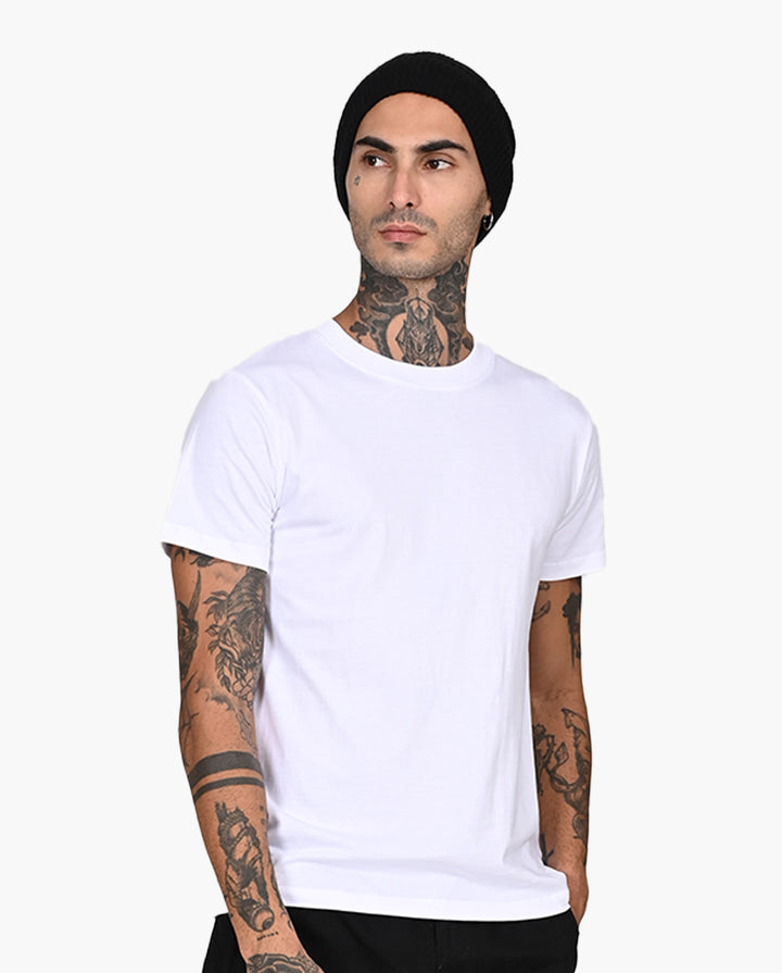 Decluttered White Signature LuxeSoft Cotton T-Shirt