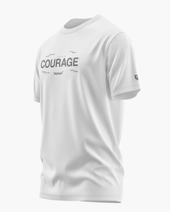 Courage Deployed Signature LuxeSoft Cotton T-Shirt